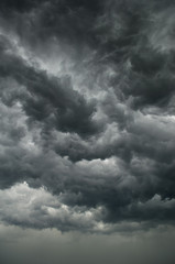 dark thunderclouds