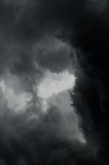 Obraz premium dark thunderclouds