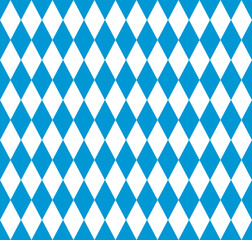 Bavarian flag seamless pattern for oktoberfest