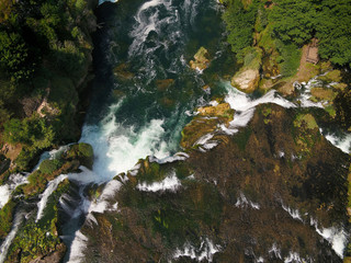 Strbacki buk waterfalll on the Una River in Bosnia
