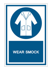 PPE Icon.Wear Smock Symbol Sign Isolate On White Background,Vector Illustration