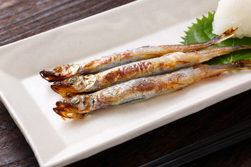 ししゃも、焼き魚