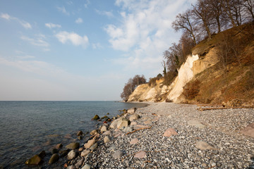 Kreidefelsen an der Küste, Nationalpark Jasmund, Insel Rügen, Mecklenburg-Vorpommern, Deutschland, Europa