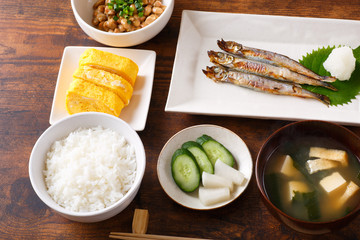 和食イメージ、テーブル