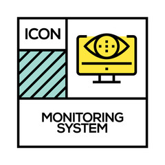 MONITORING SYSTEM ICON CONCEPT