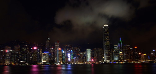 Fototapeta na wymiar 香港　夜景