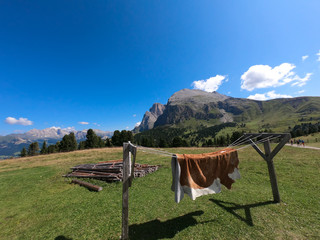 Alpine scenery, Dolomites in Italy