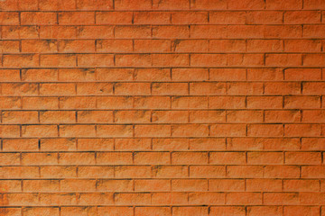 Bright urban orange brick wall pattern background wallpaper