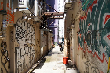 香港　中環街並み