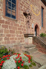Fototapeta na wymiar wehrkirche in dörrenbach