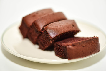 Bread and bakery on white background