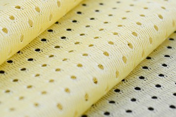 Polyester nylon fabric close up