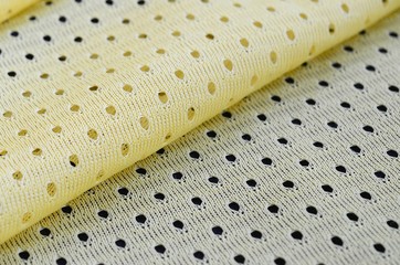Polyester nylon fabric close up