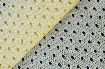 Polyester nylon fabric close up