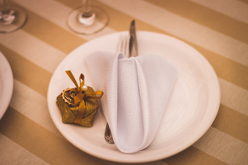 Dish food decoration