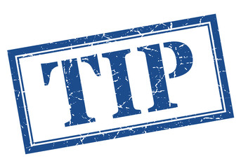 tip stamp. tip square grunge sign. tip