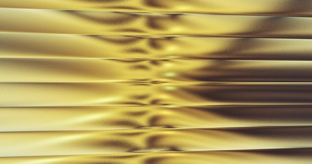 gold foil tiles texture background 3D rendering