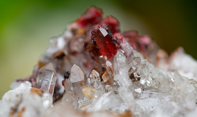 rosalite mineral specimen stone rock gem quartz crystal