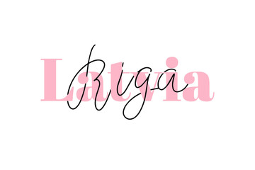 Inspirational handwritten brush lettering . Vector calligraphy illustration