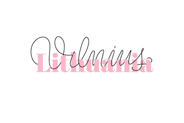 Fototapeta premium Inspirational handwritten brush lettering . Vector calligraphy illustration