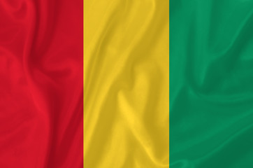 Guinea waving flag