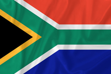 South Africa waving flag