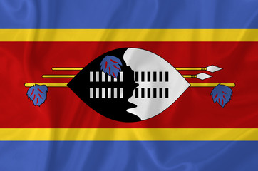 Swaziland waving flag