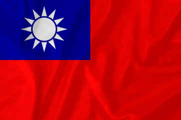 Republic of china waving flag