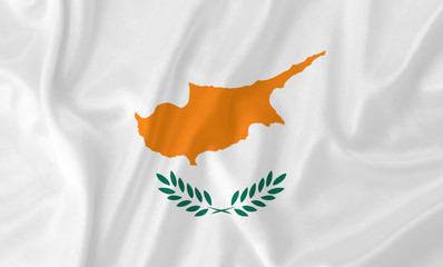 Cyprus waving flag