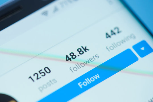 Start following in Instagram