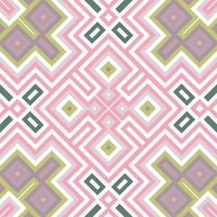 Modern bright geometric seamless pattern. Imposing colored infinite backdrop