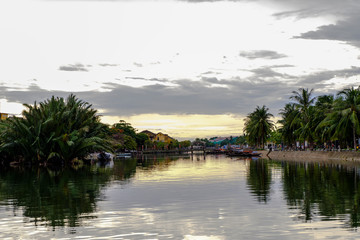 lake and trees