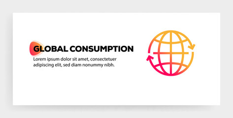 GLOBAL CONSUMPTION ICON CONCEPT
