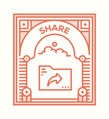 SHARE ICON CONCEPT