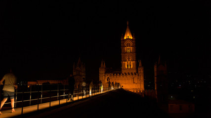 Fototapeta premium Night in the cathedral