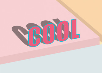 cool modern word write