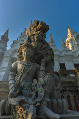 Fototapeta na wymiar Phra That Ban Pong Temple near Chiang Mai Thailand