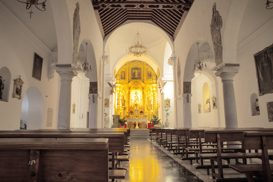 church altar in spian