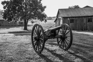 Fototapeta na wymiar Civil War Cannon