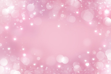 Fototapeta na wymiar Abstract pink bokeh background