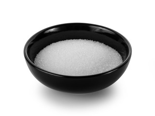sugar isolated on white background.