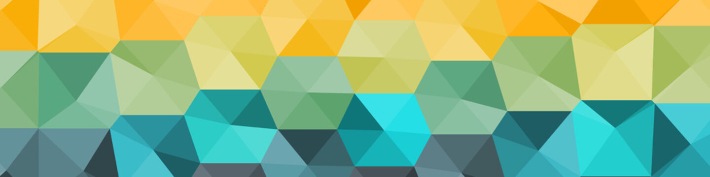 Abstract Delaunay Voronoi trianglify Generative Art background illustration