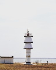 lighthouse in the harbor