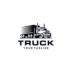 Truck Transportation Logo Stock Vectors