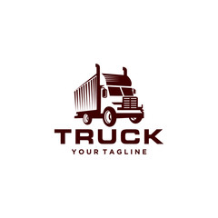 Truck Transportation Logo Stock Vectors