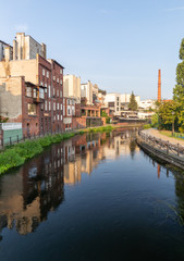 Fototapeta na wymiar Bydgoszcz. A city on the Brda river full of canals and historic architecture
