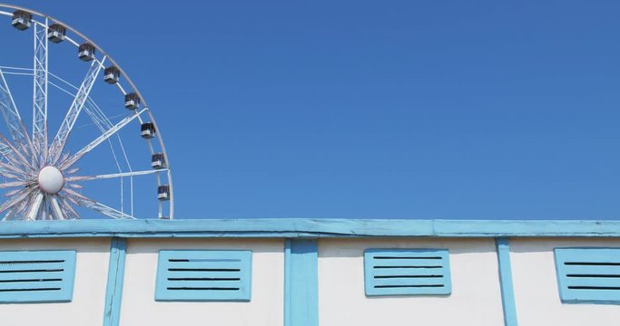 The ferris wheel, Rimini, Emilia Romagna, Italy.  Filmed on Panasonic Cinematic Camera.