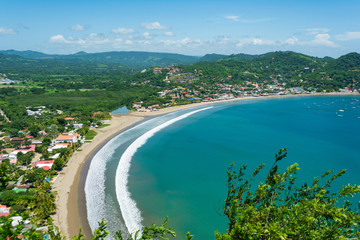Bahía y playa de San Juan del Sur, Nicaragua