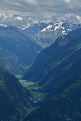 Zillertaler Alpen, Blick vom Penken zum Stilluptal, Österreich