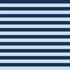 Horizontal light and dark blue stripes seamless vector background